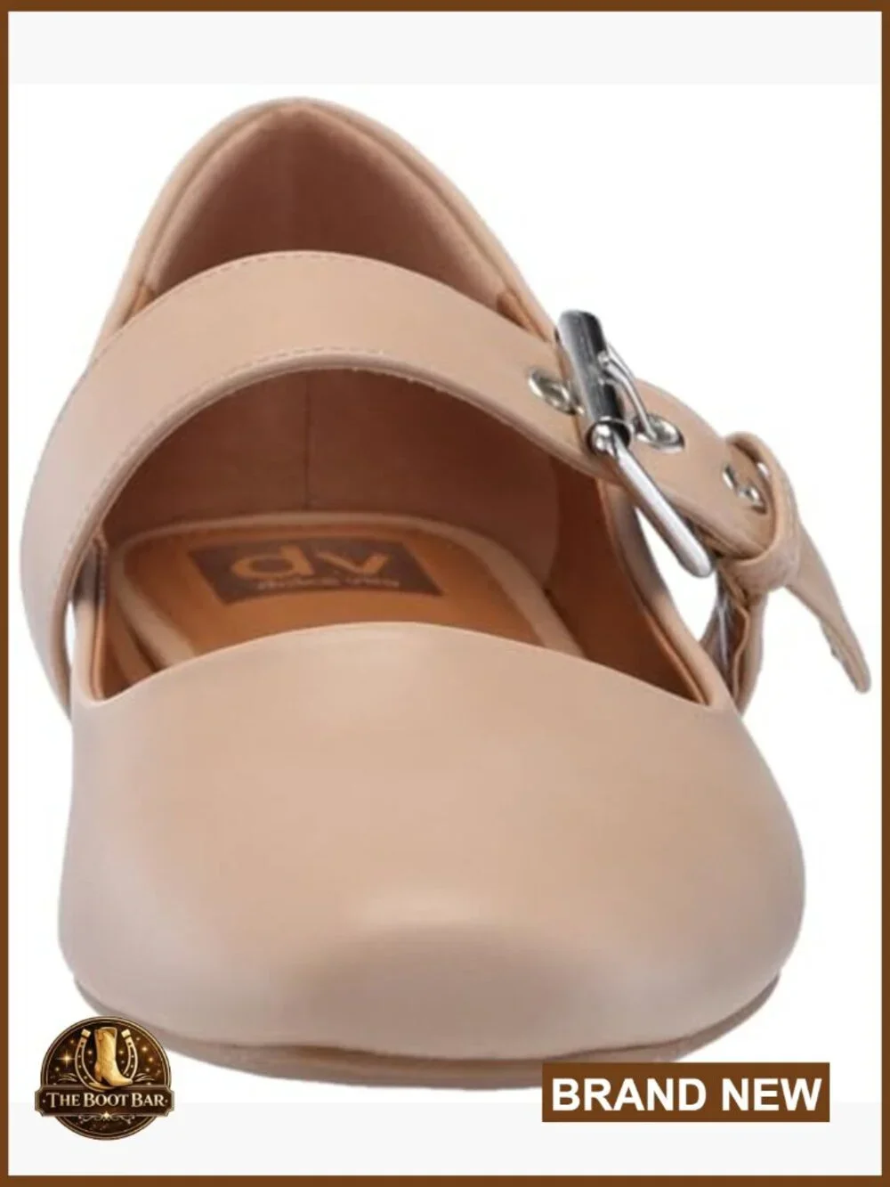 Women's Ballet Flats with Cushioned Insole and Mary Jane Strap